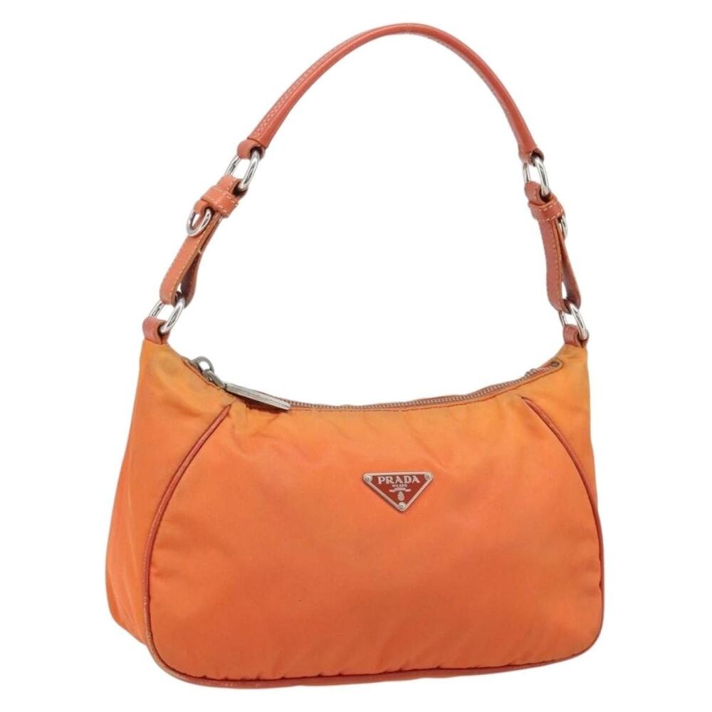 Prada Nylon Shoulder Bag Orange